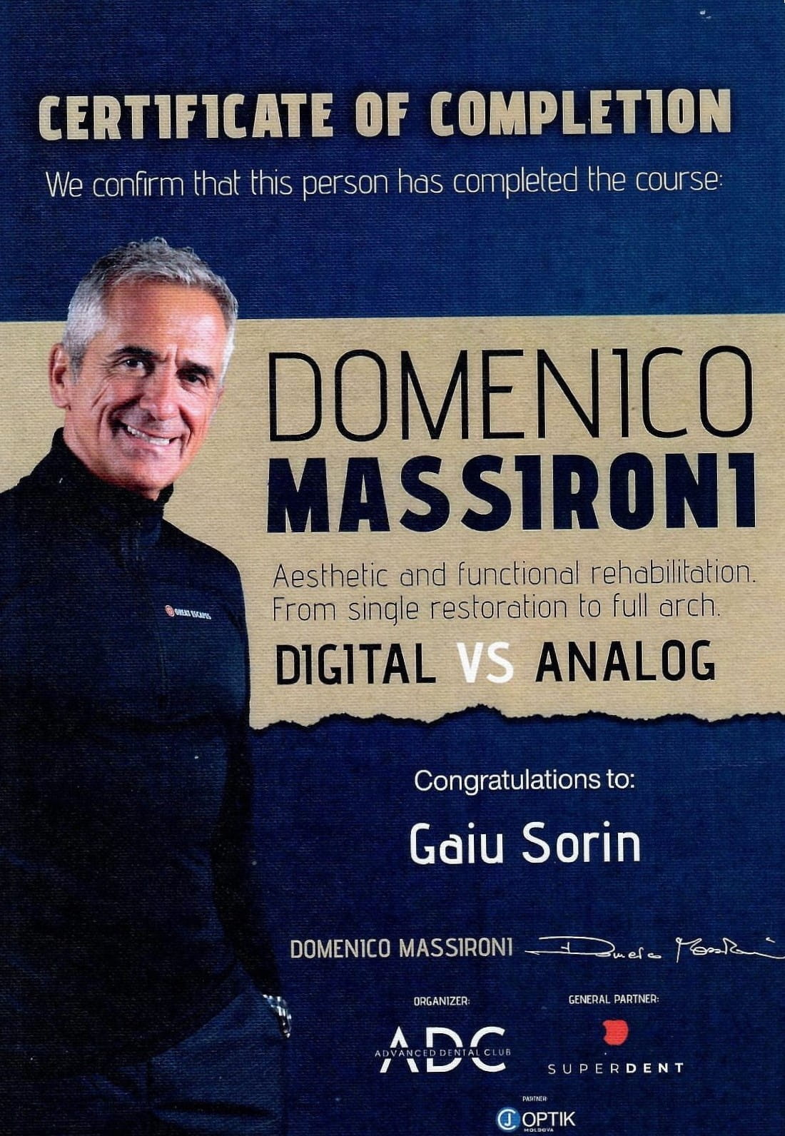 Diplomă Dr. Sorin 8