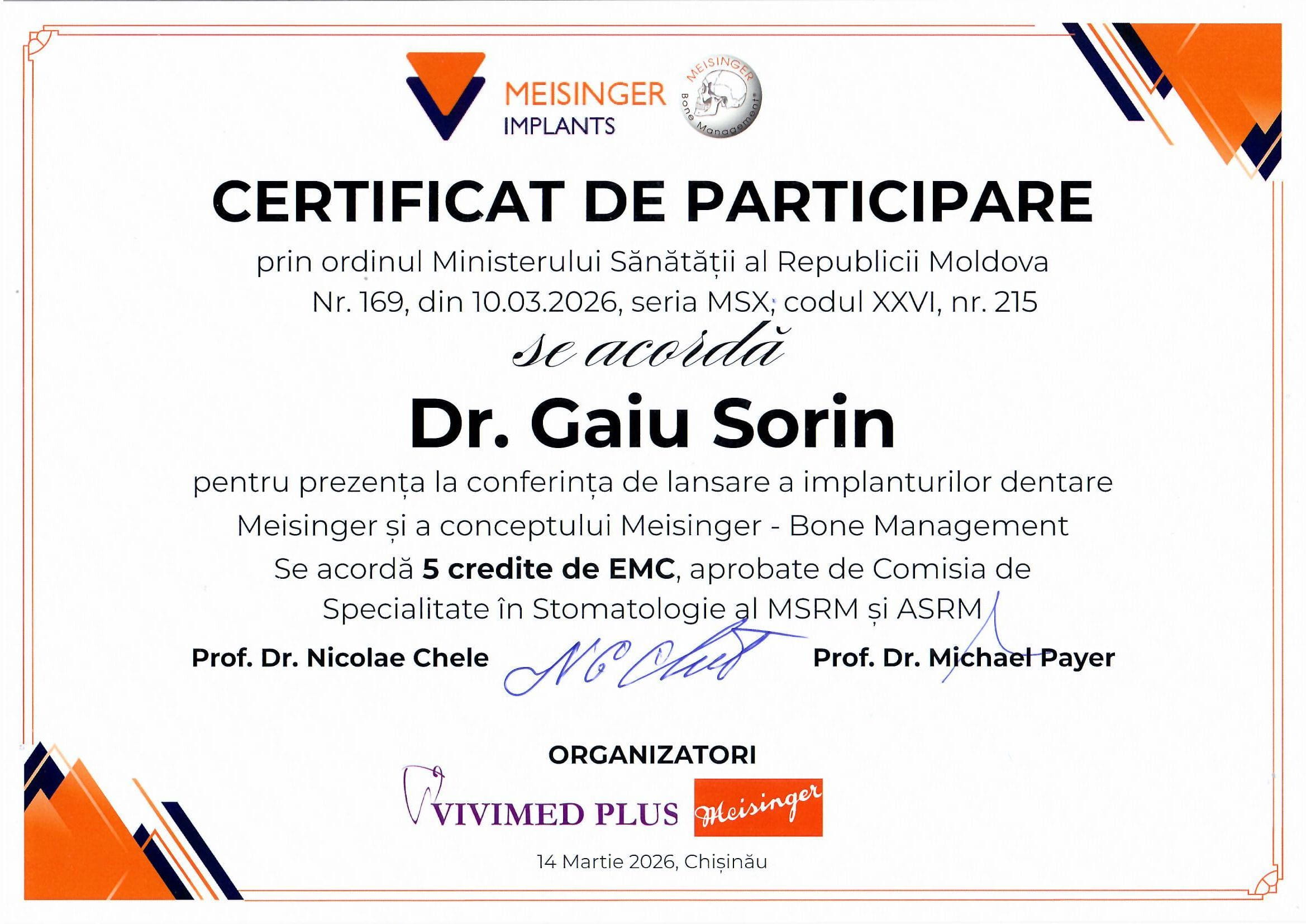 Diplomă Dr. Sorin 19